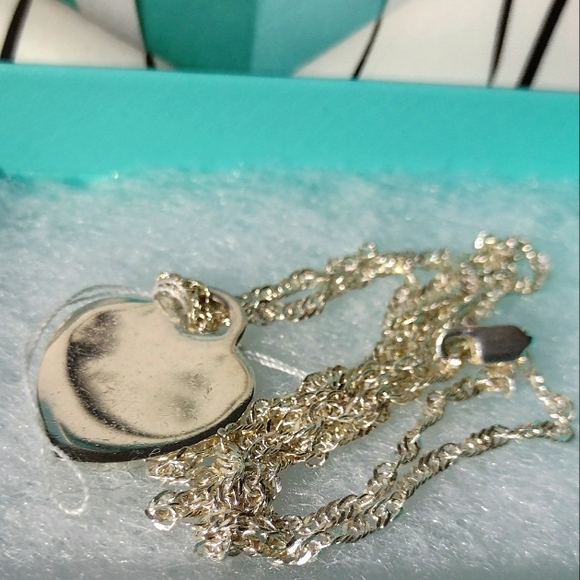 Tiffany & Co. Large Sterling Silver Heart Pendant - Picture 9 of 13